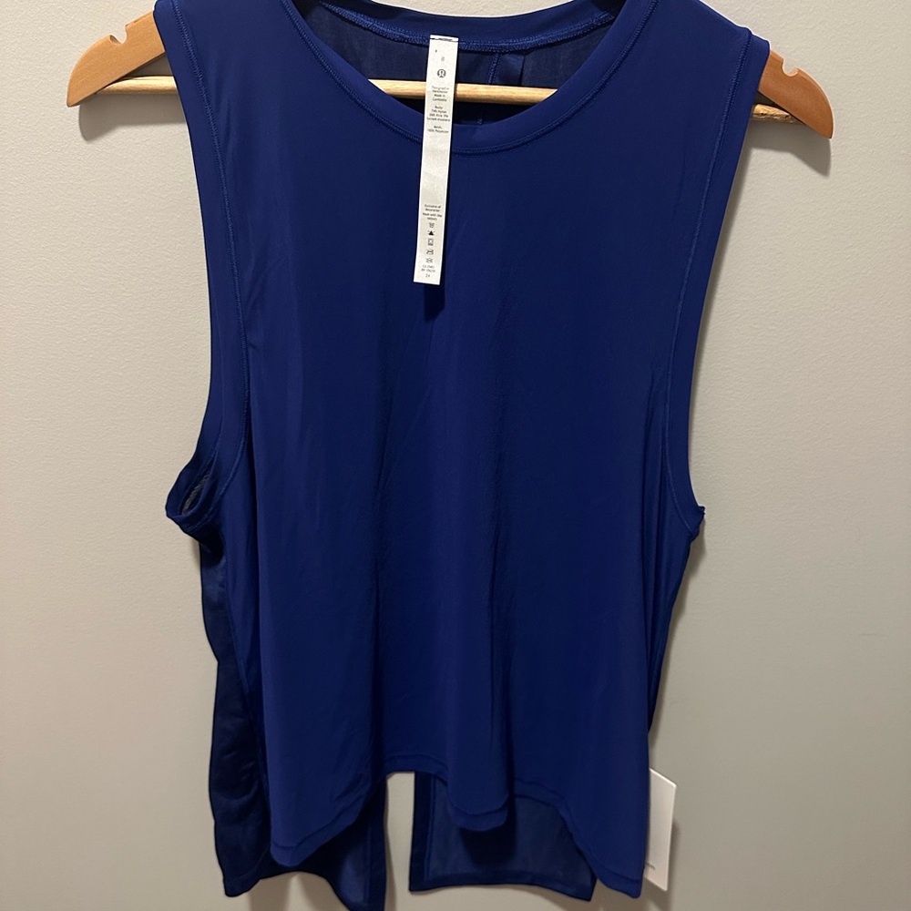 Lululemon In the Open Tank - Blue NWT